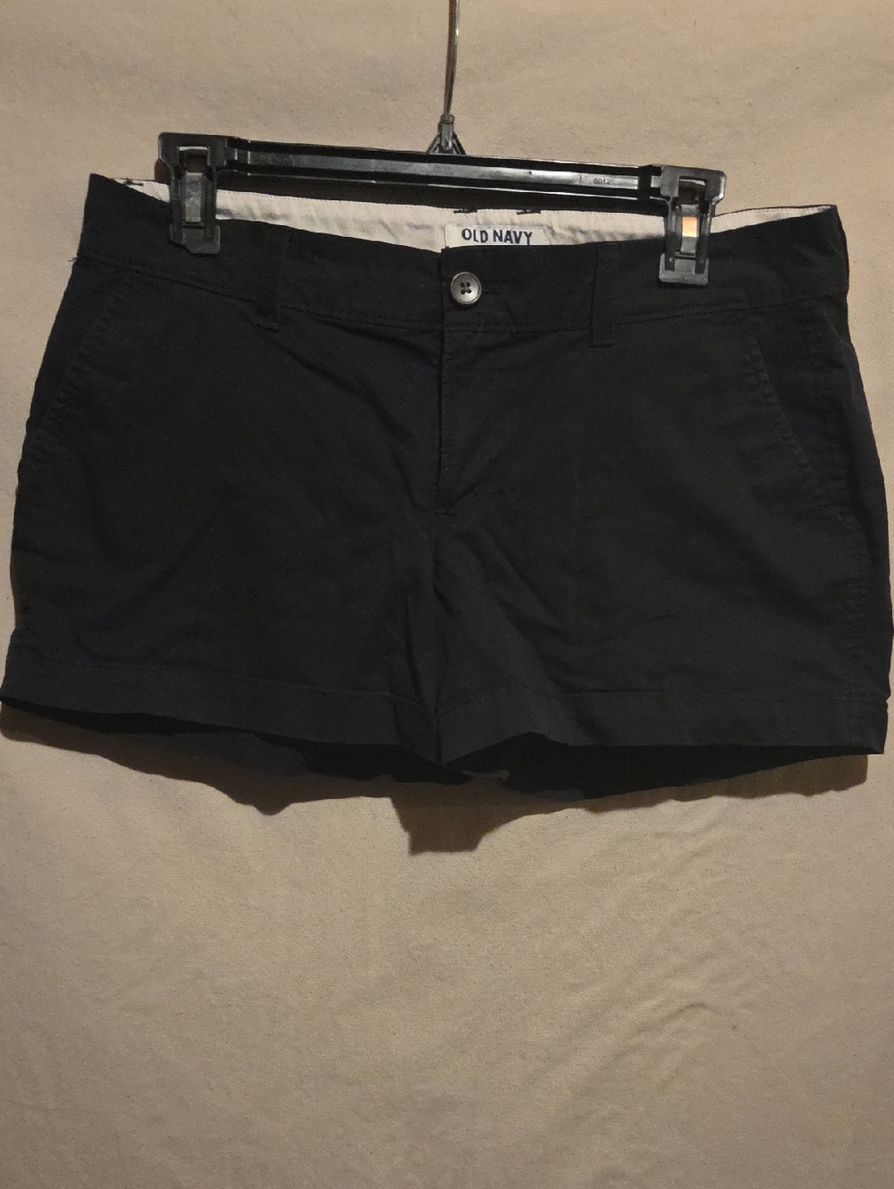 Old Navy Black Women's Chino Bermuda Shorts